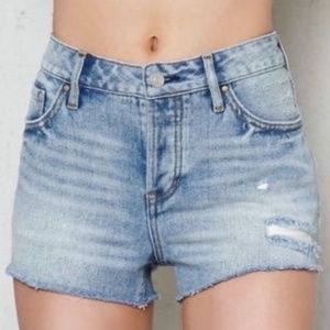 Pacsun LA mid rise shorts medium-wash